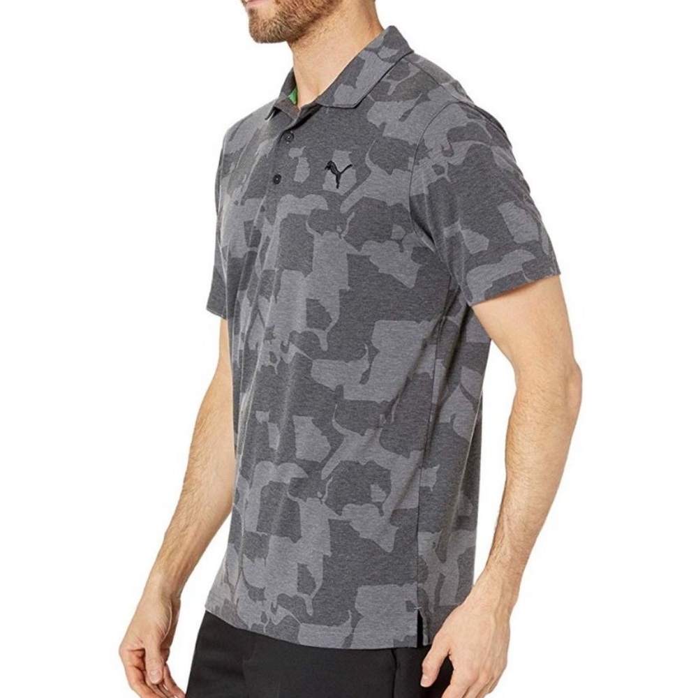 Puma Polo Shirt  Camo Golf Golfer‎ Lightweight Mens XL Monogram